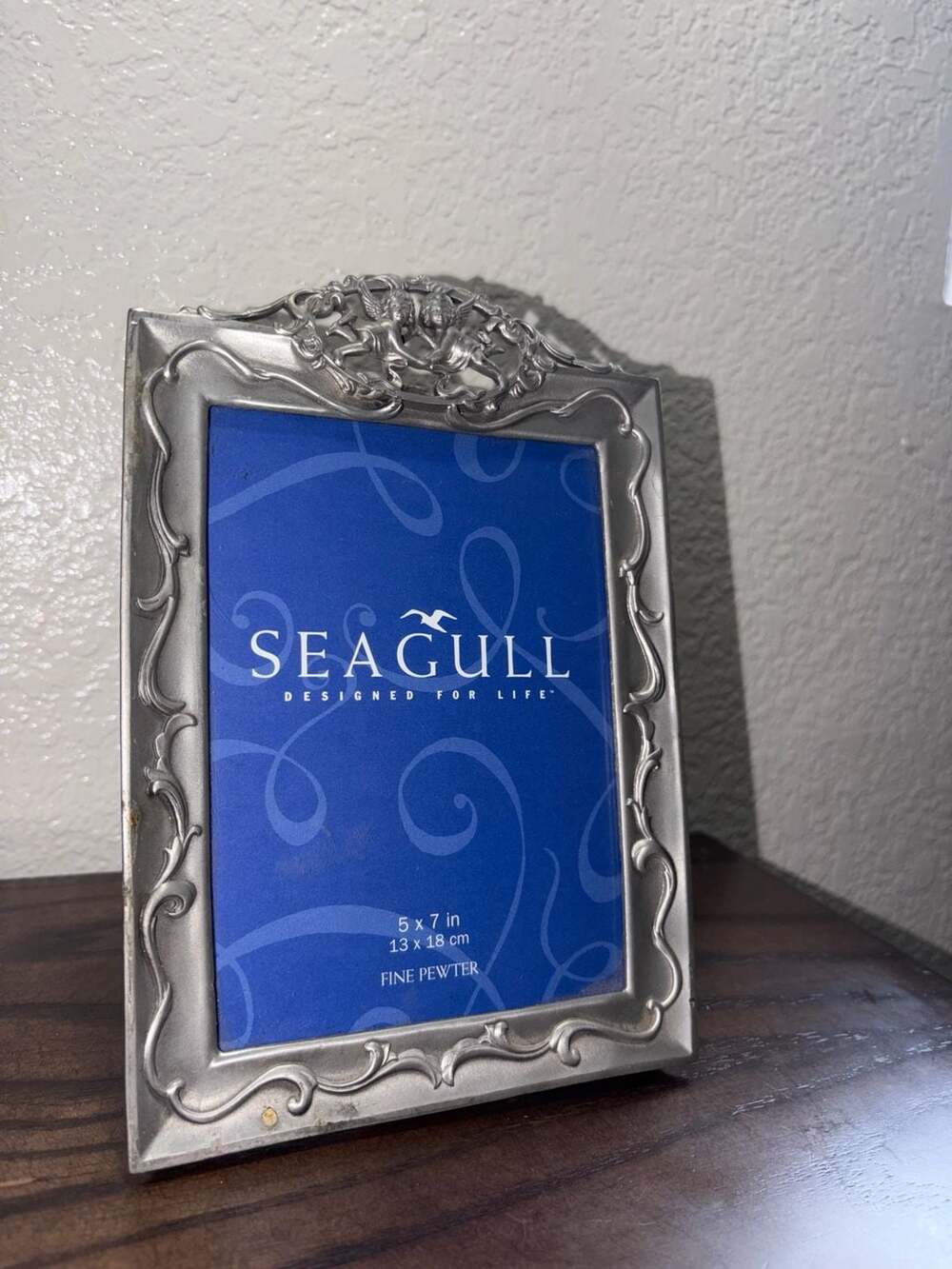 Seagull Designed For Life Fine Pewter 5x7 Picture Frame